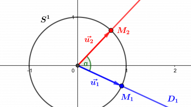 Angle de deux vecteurs
