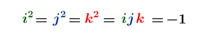 Les quaternions de Hamilton : un espace-temps algébrique